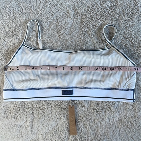 SKIMS | Cotton Rib Scoop Bralette in Marble Multi | 2X - Picture 11 of 15